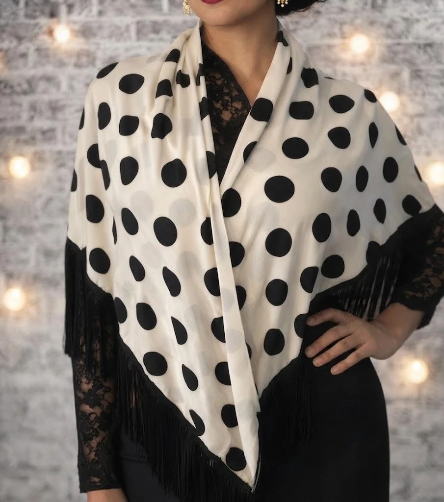 chale leger stretch Flamenco #313